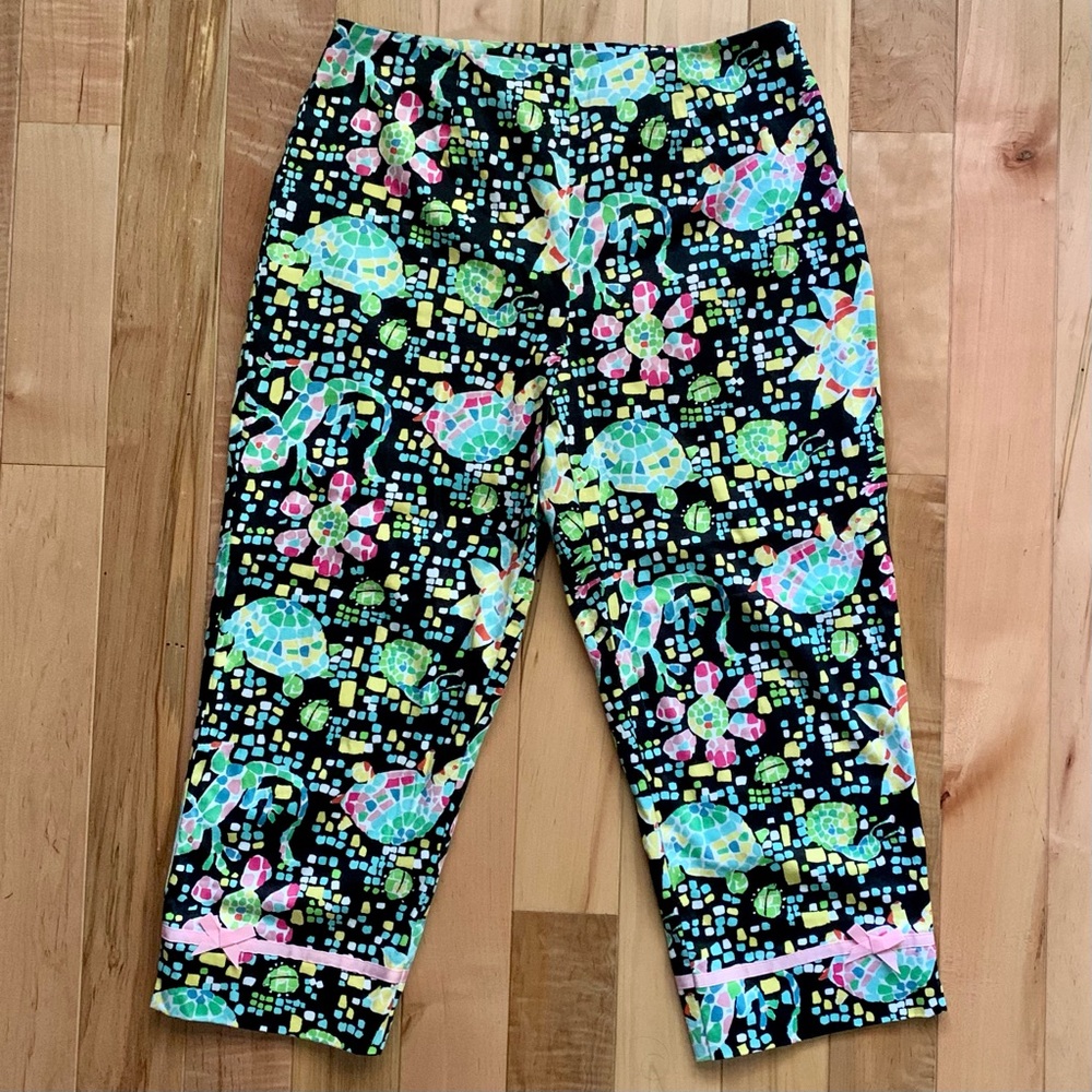 Austin Clothing Co. Adorable Mosaic Print Capris 6